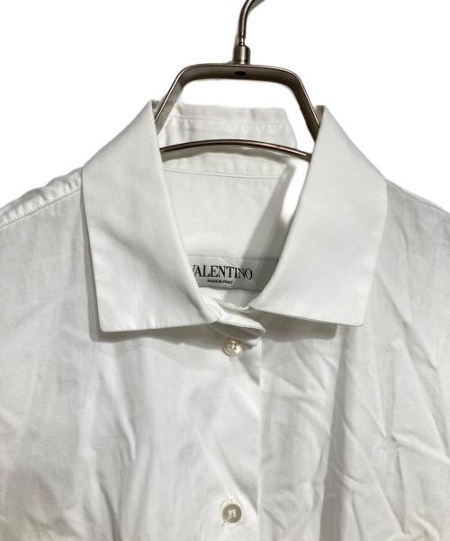 VALENTINO（ヴァレンティノ）VALENTINO (ヴァレンティノ) ポンチョシャツ ホワイト サイズ:40の古着・服飾アイテム