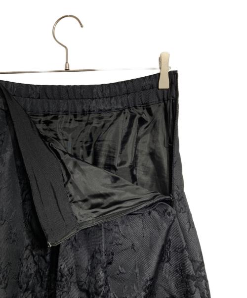 ADORE（アドーア）ADORE (アドーア) シルクウールジャガードスカート ブラック サイズ:38の古着・服飾アイテム