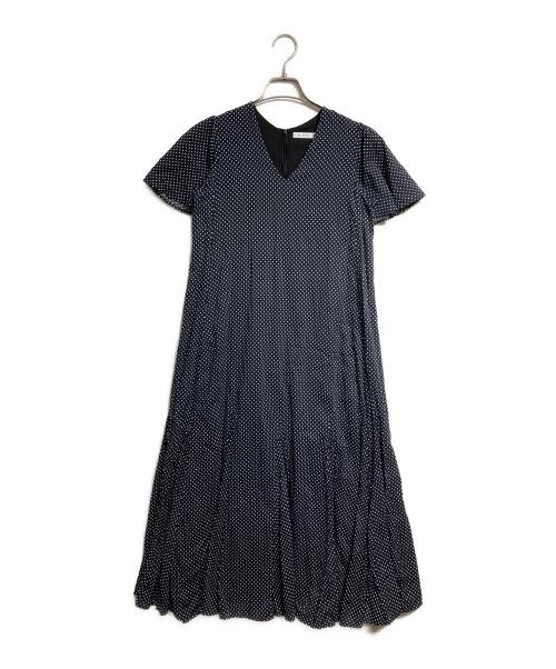 MARIHA（マリハ）MARIHA (マリハ) ドットロングワンピース ブラック サイズ:36の古着・服飾アイテム
