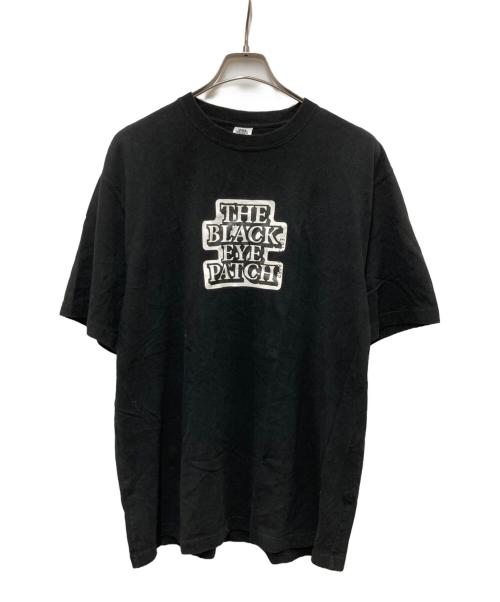 THE BLACK EYE PATCH（ブラックアイパッチ）THE BLACK EYE PATCH (ブラックアイパッチ) ロゴプリントTシャツ ブラック サイズ:XLの古着・服飾アイテム
