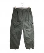C.P COMPANYシーピーカンパニー）の古着「CARGO PT IN MICROREPS PEACHED/マイクロレップス・ピーチド・カーゴパンツ」｜カーキ