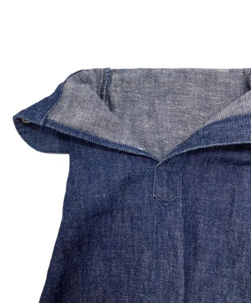 maison kitsune（メゾンキツネ）maison kitsune (メゾンキツネ) デニムシャツワンピース インディゴ サイズ:38の古着・服飾アイテム