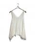 Adam et Rope (アダム エ ロペ) ヘムレースシアージレ/Hem lace sheer vest ホワイト サイズ:F：12000円