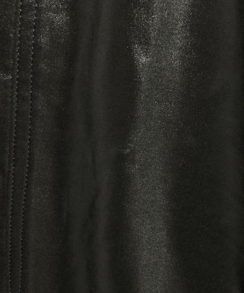 Adam et Rope（アダム エ ロペ）Adam et Rope (アダム エ ロペ) グロスボンディングコクーンパンツ/Gloss-finish bonded cocoon pants ブラック サイズ:36の古着・服飾アイテム