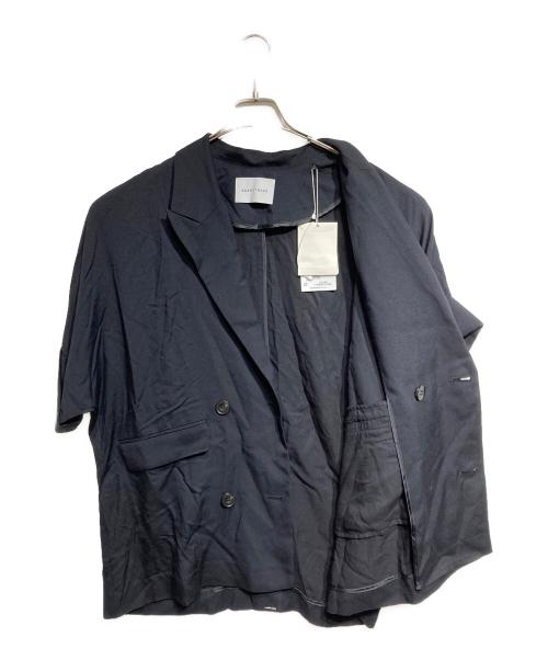 Adam et Rope（アダム エ ロペ）Adam et Rope (アダム エ ロペ) ショートスリーブシャツジャケット/Short-sleeve shirt jacket ブラック サイズ:Fの古着・服飾アイテム