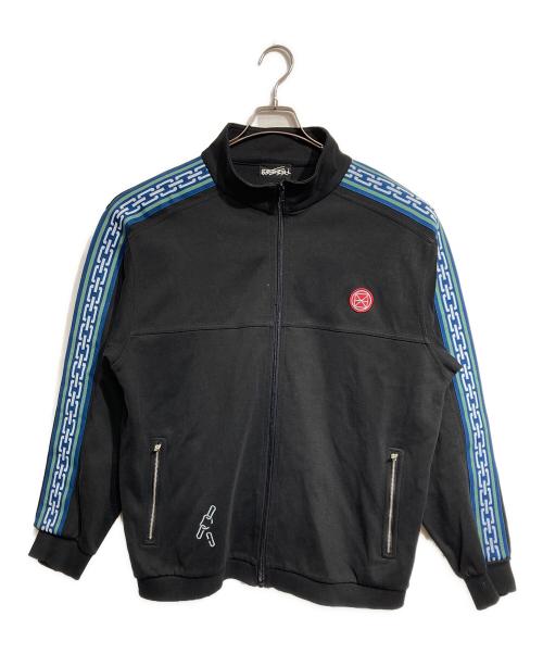 genzai（ゲンザイ）genzai (ゲンザイ) Chain Gang Track Jersey Tops/チェーンギャングトラックジャージトップス ブラック サイズ:Lの古着・服飾アイテム
