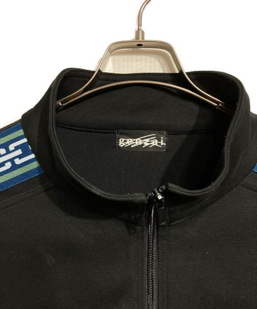 genzai（ゲンザイ）genzai (ゲンザイ) Chain Gang Track Jersey Tops/チェーンギャングトラックジャージトップス ブラック サイズ:Lの古着・服飾アイテム