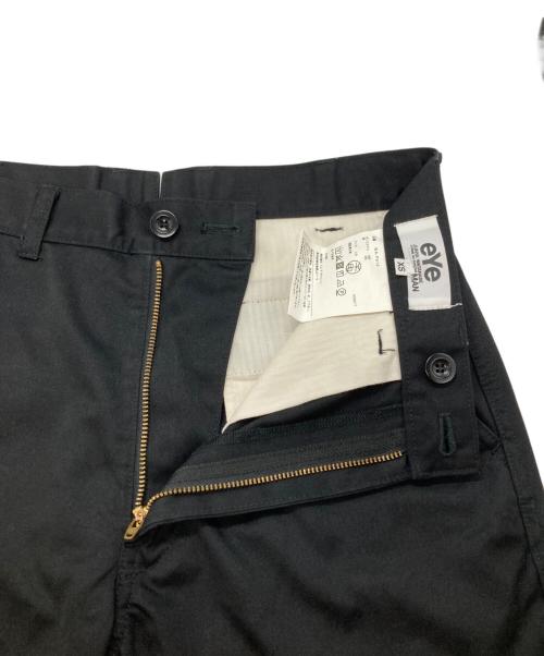 eYe COMME des GARCONS JUNYAWATANABE MAN（アイ コム デ ギャルソン ジュンヤ ワタナベ マン）eYe COMME des GARCONS JUNYAWATANABE MAN (アイ コム デ ギャルソン ジュンヤ ワタナベ マン) チノワークショーツ/Chino Work Shorts ブラック サイズ:XSの古着・服飾アイテム