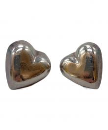 TIFFANY & Co.（ティファニー）の古着「ハートピアス/Heart earrings」｜シルバー