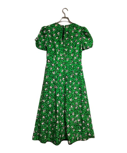 MARC JACOBS（マークジェイコブス）MARC JACOBS (マークジェイコブス) シルクビジューワンピース グリーン サイズ:2の古着・服飾アイテム