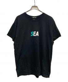 WIND AND SEA×ATMOS（ウィンダンシー×アトモス）の古着「コラボTシャツ」｜ブラック