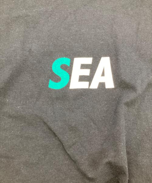 WIND AND SEA（ウィンダンシー）WIND AND SEA (ウィンダンシー) ATMOS (アトモス) コラボTシャツ ブラック サイズ:Lの古着・服飾アイテム