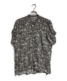 journal standard L'essage（ジャーナルスタンダード レサージュ）の古着「DEVEAUX GOLDラメモノトーンシャツ/Monotone shirt with metallic thread」｜ブラック