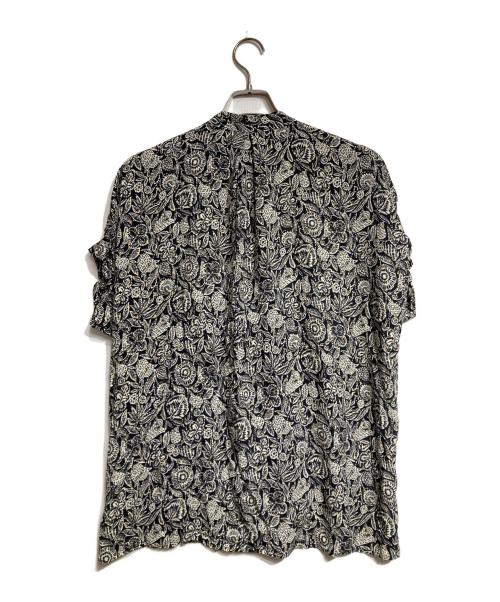 journal standard L'essage（ジャーナルスタンダード レサージュ）journal standard L'essage (ジャーナルスタンダード レサージュ) DEVEAUX GOLDラメモノトーンシャツ/Monotone shirt with metallic thread ブラック サイズ:－の古着・服飾アイテム