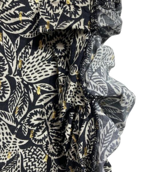 journal standard L'essage（ジャーナルスタンダード レサージュ）journal standard L'essage (ジャーナルスタンダード レサージュ) DEVEAUX GOLDラメモノトーンシャツ/Monotone shirt with metallic thread ブラック サイズ:－の古着・服飾アイテム