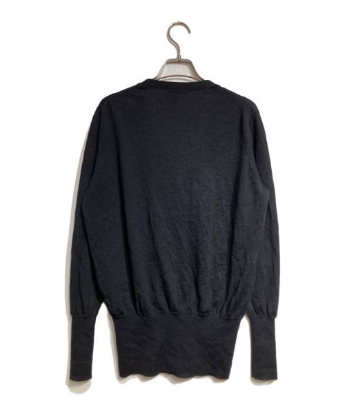 Vivienne Westwood RED LABEL（ヴィヴィアンウエストウッドレッドレーベル）Vivienne Westwood RED LABEL (ヴィヴィアンウエストウッドレッドレーベル) オーブ刺繍カーディガン/Orb-embroidered cardigan ブラック サイズ:2の古着・服飾アイテム