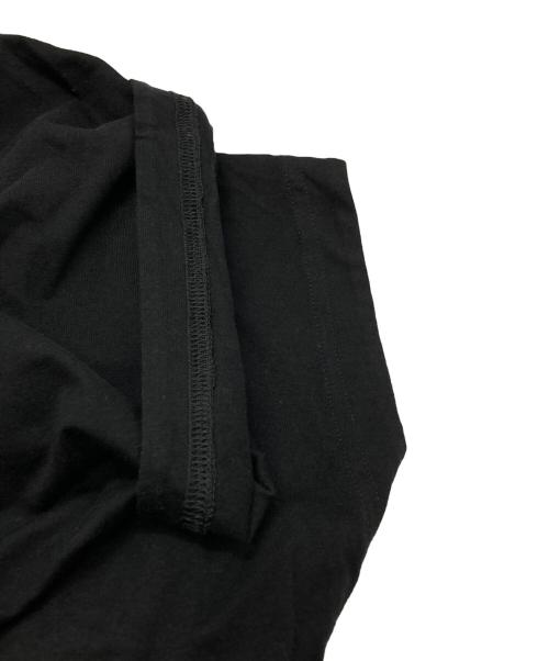 Vivienne Westwood（ヴィヴィアンウエストウッド）Vivienne Westwood (ヴィヴィアンウエストウッド) オーブ刺繍変形カットソー/Asymmetric Cut-and-Sew Top ブラック サイズ:Mの古着・服飾アイテム