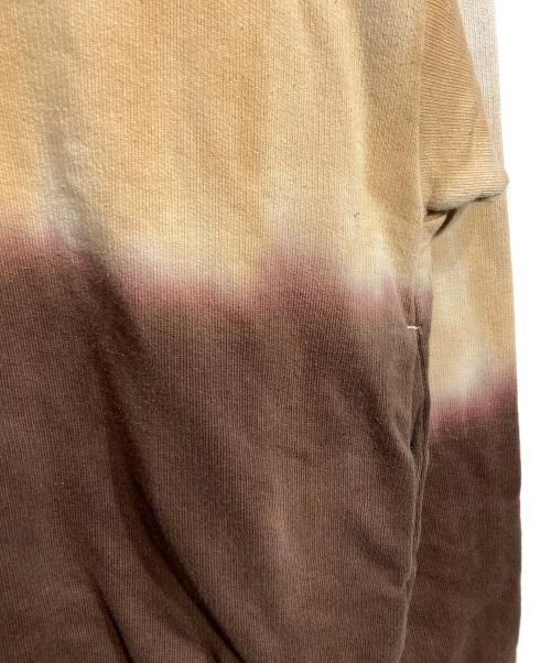 AMBERGLEAM（アンバーグリーム）AMBERGLEAM (アンバーグリーム) Tiedye Pile Pullover/タイダイ パイル プルオーバー ブラウン×ベージュ サイズ:Lの古着・服飾アイテム