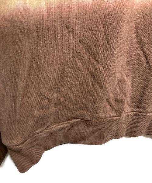 AMBERGLEAM（アンバーグリーム）AMBERGLEAM (アンバーグリーム) Tiedye Pile Pullover/タイダイ パイル プルオーバー ブラウン×ベージュ サイズ:Lの古着・服飾アイテム
