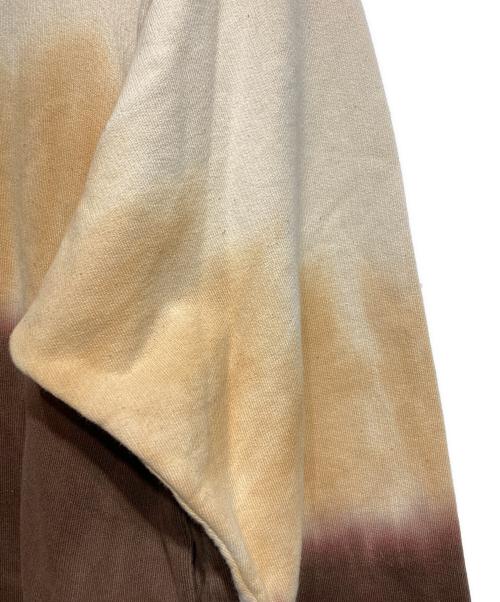 AMBERGLEAM（アンバーグリーム）AMBERGLEAM (アンバーグリーム) Tiedye Pile Pullover/タイダイ パイル プルオーバー ブラウン×ベージュ サイズ:Lの古着・服飾アイテム
