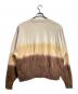 AMBERGLEAM (アンバーグリーム) Tiedye Pile Pullover/タイダイ パイル プルオーバー ブラウン×ベージュ サイズ:L：8000円
