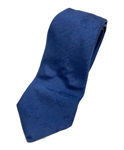 Berluti（ベルルッティ）Berluti (ベルルッティ) シルクネクタイ/ Silk Tie ネイビー サイズ:不明の古着・服飾アイテム