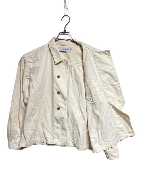 BAL（バル）BAL (バル) CREW HERRINGBONE OVER SHIRT ベージュ サイズ:1の古着・服飾アイテム