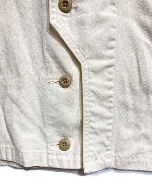 BAL（バル）BAL (バル) CREW HERRINGBONE OVER SHIRT ベージュ サイズ:1の古着・服飾アイテム