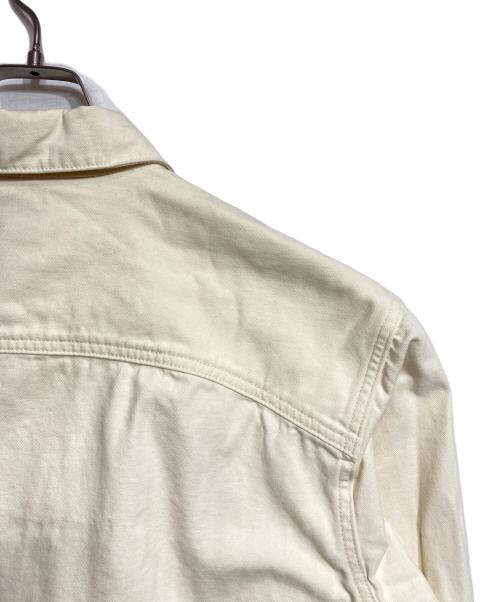 BAL（バル）BAL (バル) CREW HERRINGBONE OVER SHIRT ベージュ サイズ:1の古着・服飾アイテム