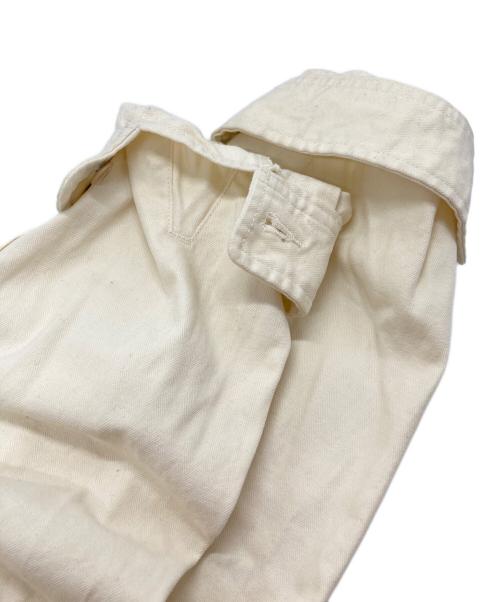 BAL（バル）BAL (バル) CREW HERRINGBONE OVER SHIRT ベージュ サイズ:1の古着・服飾アイテム