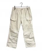 BALバル）の古着「HERRINGBONE CREW PANT/ヘリンボーンクルーパンツ」｜ベージュ