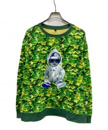 StarLean（スターリアン）の古着「HEART 3D BABY HOODIE」｜グリーン