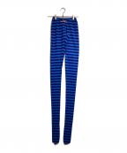ANS DOTSLOEVNERアンス ドッツローヴナー）の古着「DOLL TIGHTS Navy Stripe/ドールタイツネイビーストライプ」｜ブルー
