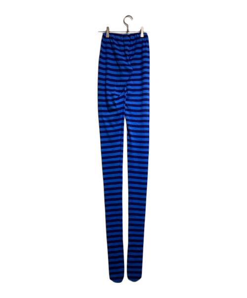 ANS DOTSLOEVNER（アンス ドッツローヴナー）ANS DOTSLOEVNER (アンス ドッツローヴナー) DOLL TIGHTS Navy Stripe/ドールタイツネイビーストライプ ブルー サイズ:Mの古着・服飾アイテム