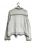 PHINGERIN (フィンガリン) ニットステッチシャツ/Knit-stitch shirt ホワイト サイズ:M：13000円