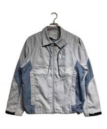 san san gear（サンサンギア）の古着「PANELED TWILL JACKET」｜ブルー