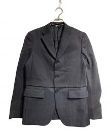 COMME des GARCONS HOMME DEUX（コムデギャルソン オム ドゥ）の古着「切替3Bジャケット/Panelled 3-Button Jacket」｜ブラック