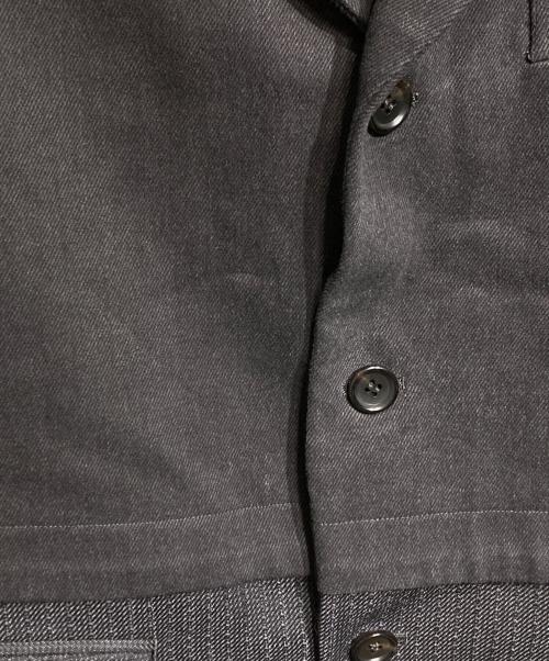 COMME des GARCONS HOMME DEUX（コムデギャルソン オム ドゥ）COMME des GARCONS HOMME DEUX (コムデギャルソン オム ドゥ) 切替3Bジャケット/Panelled 3-Button Jacket ブラック サイズ:Mの古着・服飾アイテム