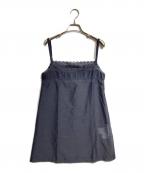 LOW CLASSICロウクラシック）の古着「シースルーミニドレス/Sheer mini dress」｜ネイビー