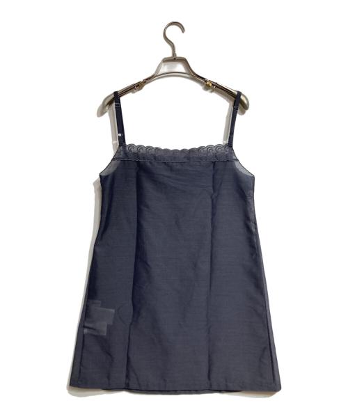 LOW CLASSIC（ロウクラシック）LOW CLASSIC (ロウクラシック) シースルーミニドレス/Sheer mini dress ネイビー サイズ:Mの古着・服飾アイテム