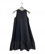 YOKO CHANヨーコチャン）の古着「ノースリーブフレアワンピース/Sleeveless Flare Dress」｜ブラック