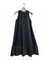 YOKO CHAN（ヨーコチャン）の古着「ノースリーブフレアワンピース/Sleeveless Flare Dress」｜ブラック