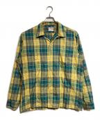 McGREGORマックレガー）の古着「60～70'Sオープンカラーシャツ/open collar shirt」｜イエロー