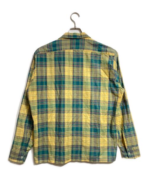McGREGOR（マックレガー）McGREGOR (マックレガー) 60～70'Sオープンカラーシャツ/open collar shirt イエロー サイズ:Lの古着・服飾アイテム