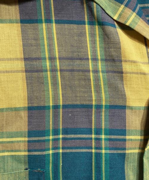 McGREGOR（マックレガー）McGREGOR (マックレガー) 60～70'Sオープンカラーシャツ/open collar shirt イエロー サイズ:Lの古着・服飾アイテム