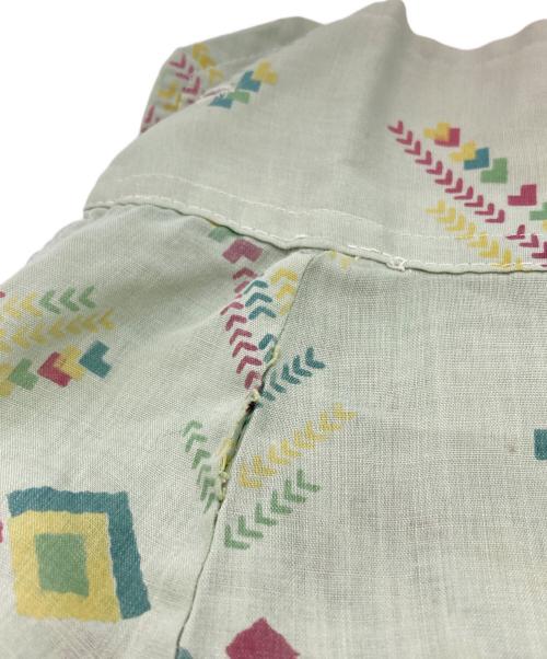USED（ユーズド）USED (ユーズド) 70’Sアトミック柄シャツ グリーン サイズ:46の古着・服飾アイテム