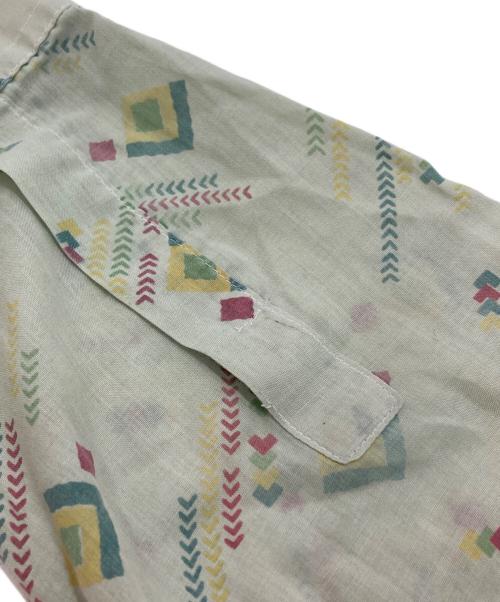 USED（ユーズド）USED (ユーズド) 70’Sアトミック柄シャツ グリーン サイズ:46の古着・服飾アイテム
