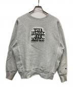 BlackEyePatch×Championブラックアイパッチ×チャンピオン）の古着「OG LABEL CREW SWEAT」｜ライトグレー