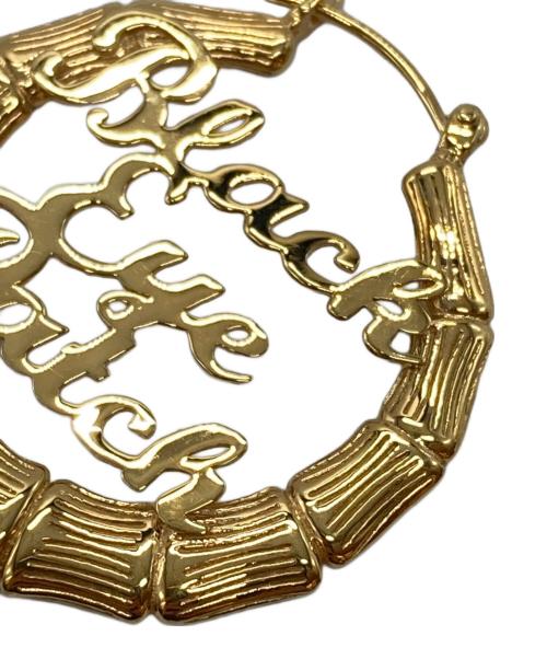 BlackEyePatch（ブラックアイパッチ）BlackEyePatch (ブラックアイパッチ) バンブーフープピアス/ Bamboo hoop earrings ゴールド サイズ:不明の古着・服飾アイテム