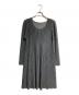 PLEATS PLEASE（プリーツプリーズ）の古着「プリーツワンピース/Pleated dress」｜グレー